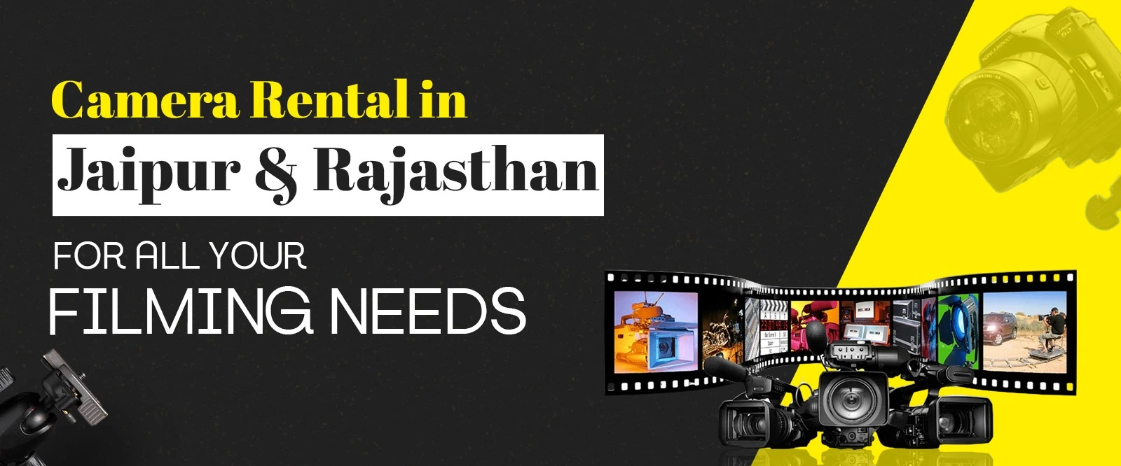 Camera Rental in Jaipur & Rajasthan for All Your Filming Needs